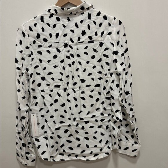 Modcloth Black and White Patterned Button Down Shirt - Picture 3 of 6